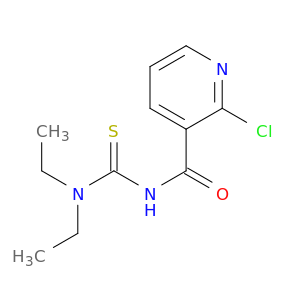 3-Pyridinecarboxamide, 2-chloro-N-[(diethylamino)thioxomethyl]-