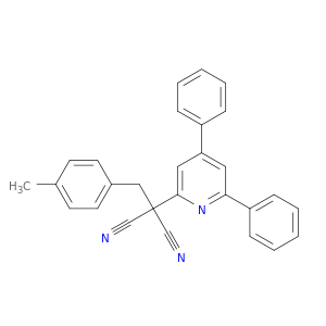 Propanedinitrile, (4,6-diphenyl-2-pyridinyl)[(4-methylphenyl)methyl]-