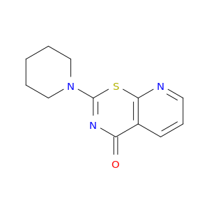 4H-Pyrido[3,2-e]-1,3-thiazin-4-one, 2-(1-piperidinyl)-