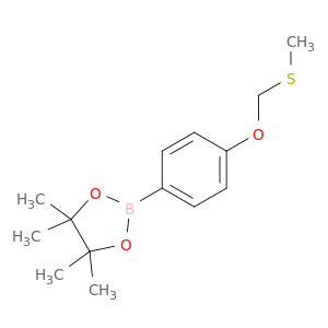 1,3,2-Dioxaborolane,4,4,5,5-tetramethyl-2-[4-[(methylthio)methoxy]phenyl]-