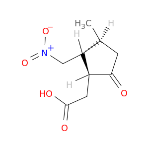 [1S-(1Β,2Α,3Β)]-(+)-3-甲基-2-(硝基甲基)-5-氧代环戊烷乙酸