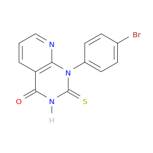 Pyrido[2,3-d]pyrimidin-4(1H)-one,1-(4-bromophenyl)-2,3-dihydro-2-thioxo-