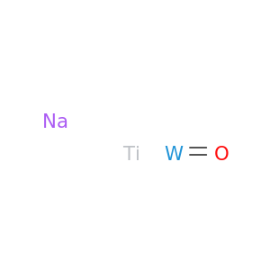 Sodium titanium tungsten oxide