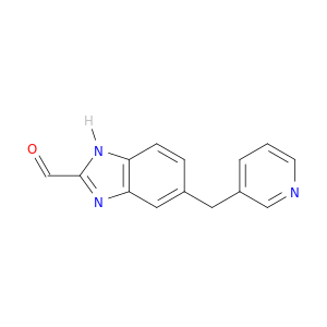 1H-Benzimidazole-2-carboxaldehyde, 5-(3-pyridinylmethyl)-