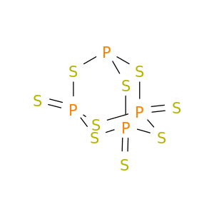 2,4,6,8,9,10-Hexathia-1,3,5,7-tetraphosphatricyclo[3.3.1.13,7]decane, 1,3,5-trisulfide