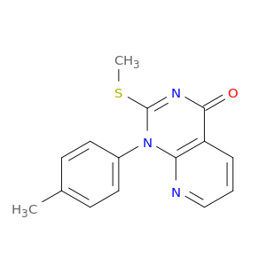 Pyrido[2,3-d]pyrimidin-4(1H)-one, 1-(4-methylphenyl)-2-(methylthio)-