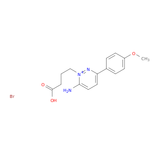 Pyridazinium,6-amino-1-(3-carboxypropyl)-3-(4-methoxyphenyl)-,bromide