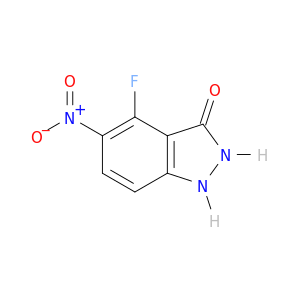 4-Fluoro-3-hydroxy-5-nitro (1H)indazole