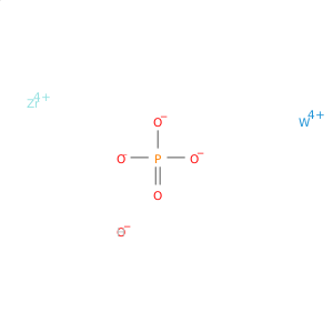 Tungsten zirconium hydroxide phosphate