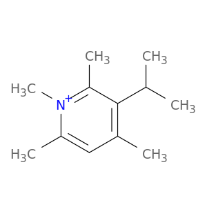 Pyridinium, 1,2,4,6-tetramethyl-3-(1-methylethyl)-