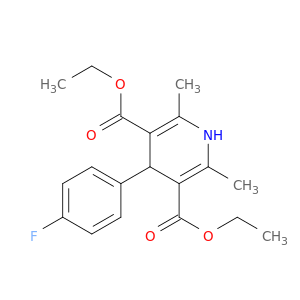 1,4-二氢-2,6-二甲基-4-(4-氟苯基)-3,5-吡啶二羧酸二乙酯