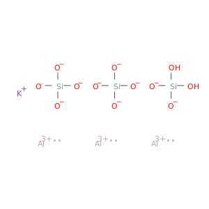 硅酸(H4SIO4),铝钾盐(3：3：1)