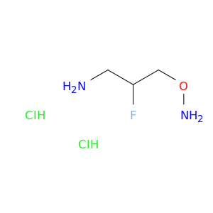 1-Propanamine, 3-(aminooxy)-2-fluoro-, hydrochloride (1:2)