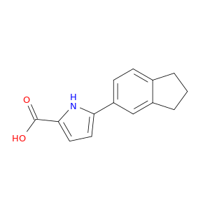 5-(2,3-二氢-1H-茚-5-基)-1H-吡咯-2-羧酸