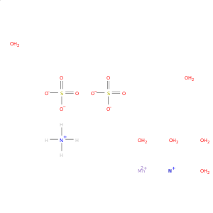 DIAMMONIUM MANGANESE(II) SULFATE HEXAHYDRATE