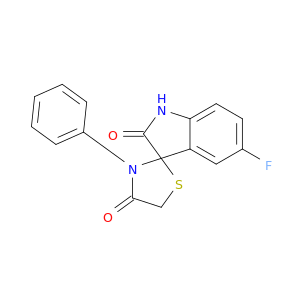 Spiro[3H-indole-3,2'-thiazolidine]-2,4'(1H)-dione, 5-fluoro-3'-phenyl-