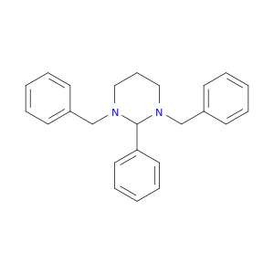 Pyrimidine, hexahydro-2-phenyl-1,3-bis(phenylmethyl)-