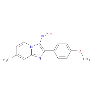 Imidazo[1,2-a]pyridine, 2-(4-methoxyphenyl)-7-methyl-3-nitroso-