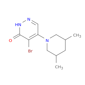 4-溴-5-(3,5-二甲基哌啶-1-基)-2,3-二氢哒嗪-3-酮