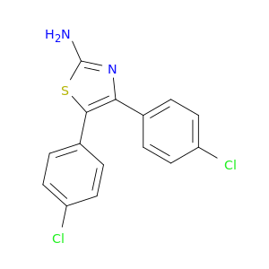 4,5-双(4-氯苯基)-2-噻唑胺