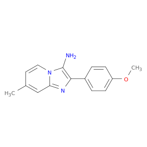 2-(4-甲氧基苯基)-7-甲基咪唑[1,2-A]吡啶-3-胺