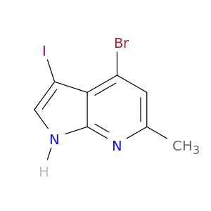 4-Bromo-3-iodo-6-methyl-1H-pyrrolo[2,3-b]pyridine