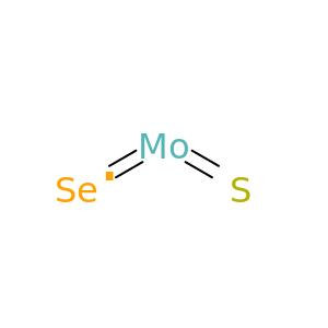 Molybdenum selenide sulfide