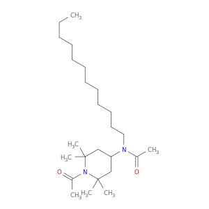 Acetamide, N-(1-acetyl-2,2,6,6-tetramethyl-4-piperidinyl)-N-dodecyl-