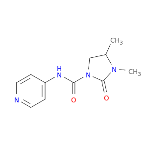 1-Imidazolidinecarboxamide, 3,4-dimethyl-2-oxo-N-4-pyridinyl-