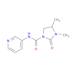 1-Imidazolidinecarboxamide, 3,4-dimethyl-2-oxo-N-3-pyridinyl-