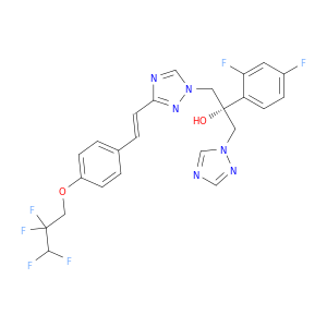 (αr)-α-(2,4-二氟苯基)-3-[(1E)-2-[4-(2,2,3,3-四氟丙氧基)苯基]乙烯基]-α-(1H-1,2,4-三唑-1-基甲基)-1H-1,2,4-三唑-1-乙醇