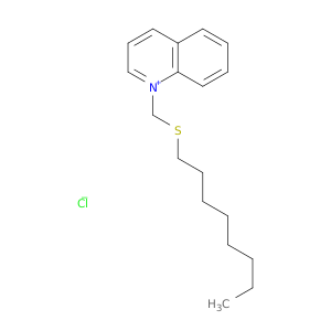 Quinolinium, 1-[(octylthio)methyl]-, chloride