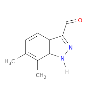 6,7-二甲基-1H-吲唑-3-羧醛