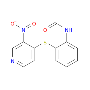 Formamide, N-[2-[(3-nitro-4-pyridinyl)thio]phenyl]-