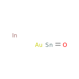 Gold indium tin oxide