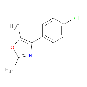 Oxazole, 4-(4-chlorophenyl)-2,5-dimethyl-