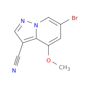 6-溴-4-甲氧基吡唑并[1,5-a]吡啶-3-甲腈