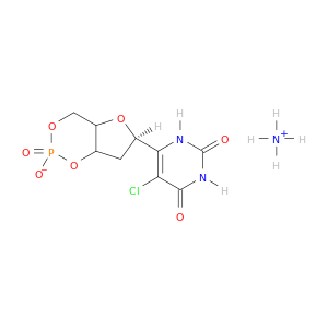 (6R)-6-(5CHLORO-2,6-DIOXO-1,2,3,6-TETRAHYDROPYRIMIDIN-4-YL)TETRAHYDRO-4H-FURO[3,2-D][1,3,2]DIOXAPHOSPHININ-2-OLATE 2-OXIDE AMMONIUM