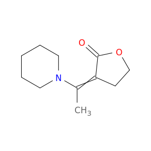 2(3H)-Furanone, dihydro-3-[1-(1-piperidinyl)ethylidene]-