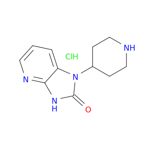 1,3-二氢-1-(4-哌啶基)-2H-咪唑并[4,5-b]吡啶-2-酮盐酸盐