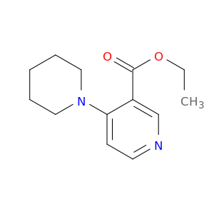 3-Pyridinecarboxylic acid, 4-(1-piperidinyl)-, ethyl ester