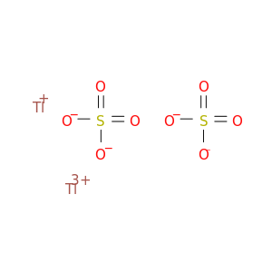 thallium(1+) thallium(3+) sulfate(1:1:2)