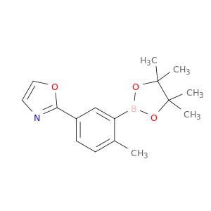 2-(4-METHYL-3-(4,4,5,5-TETRAMETHYL-1,3,2-DIOXABOROLAN-2-YL)PHENYL)OXAZOLE