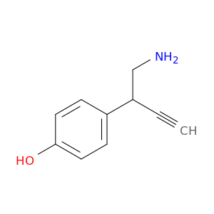 Phenol, 4-[1-(aminomethyl)-2-propyn-1-yl]-