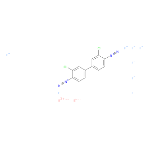 boron 3,3'-dichlorobiphenyl-4,4'-bis(diazonium) fluoride(2:1:8)