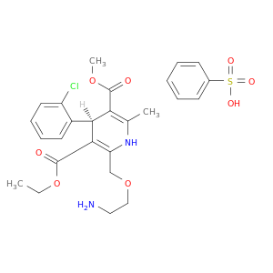 3-乙基 5-甲基 (S)-2-((2-氨基乙氧基)甲基)-4-(2-氯苯基)-6-甲基-1,4-二氢吡啶-3,5-二甲酸酯 苯磺酸盐