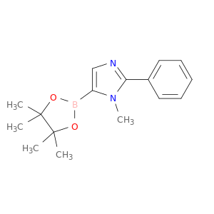 1-甲基-2-苯基-5-(4,4,5,5-四甲基-1,3,2-二氧化甲醛-2-基)-1H-咪唑
