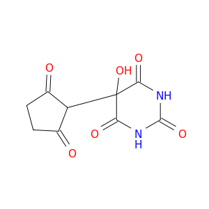 2,4,6(1H,3H,5H)-Pyrimidinetrione, 5-(2,5-dioxocyclopentyl)-5-hydroxy-