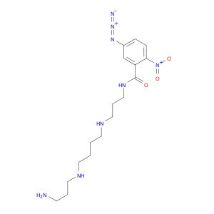 Benzamide, N-[3-[[4-[(3-aminopropyl)amino]butyl]amino]propyl]-5-azido-2-nitro-