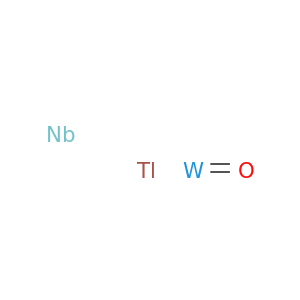 Niobium thallium tungsten oxide